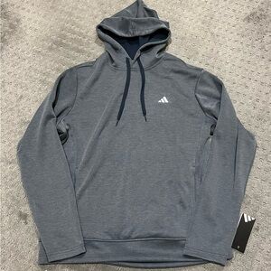 Adidas Elevated Pullover Hoodie Crew Navy Men’s Size Large